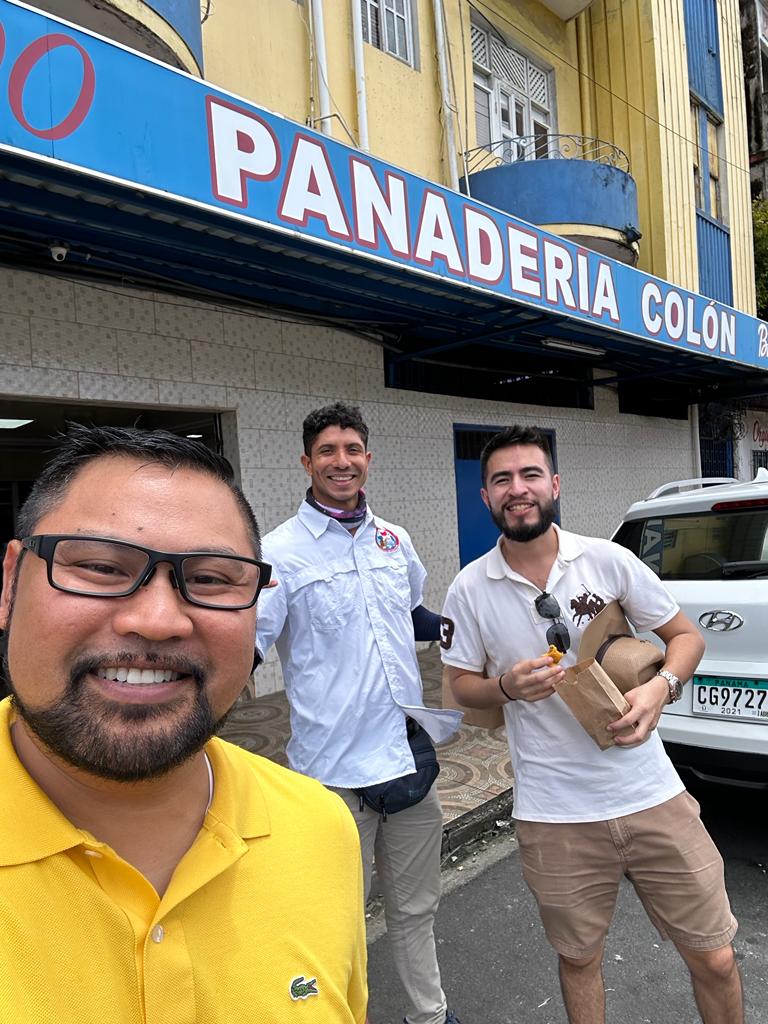 Exploring Panama with friends