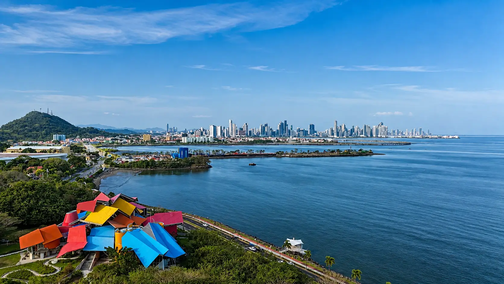 Colonial streets of Casco Viejo in Panama City